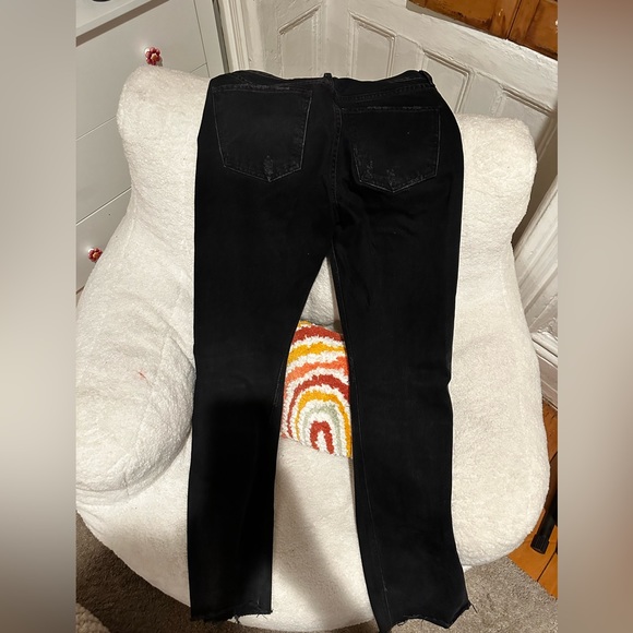 AGOLDE Mid-Rise Straight Leg Ripped Jeans - Picture 5 of 5